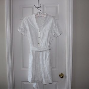 White Draper James dress Size 8